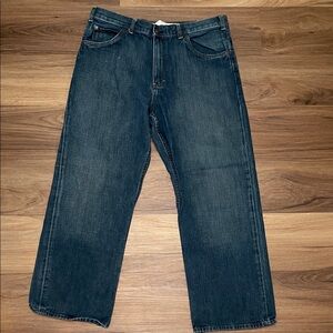 GAP Men's Loose Fit Dark Blue Jeans 38x30